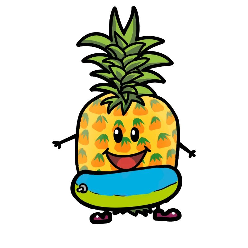 Vitamines Active Ananas Vacances d’été Fruit Fruit