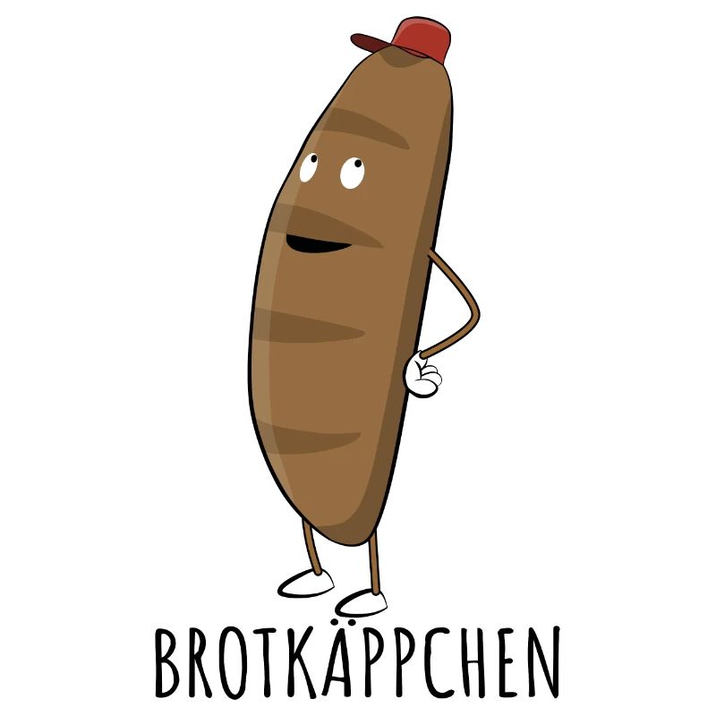 Brotkäppchen Ein Brot mit roter Kappe - Wortspiel
