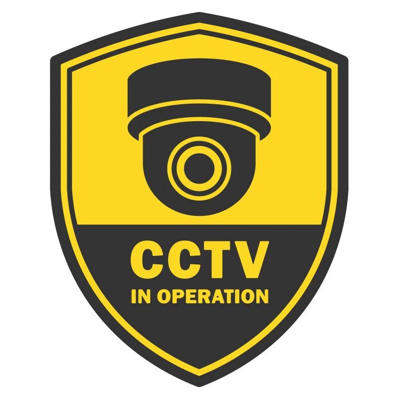 Security cameras in use symbol icon. Fixed CCTV