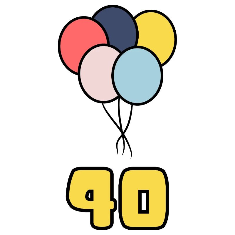 40. 40 ANS. 40e ANNIVERSAIRE. ANNIVERSAIRE 40 ANS.