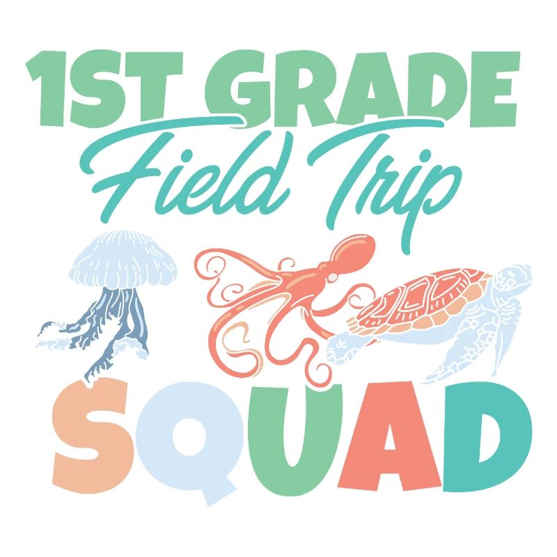 1st Grade Field Trip Squad Fun Sea Creatures