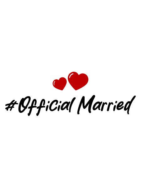Married Wedding Heart