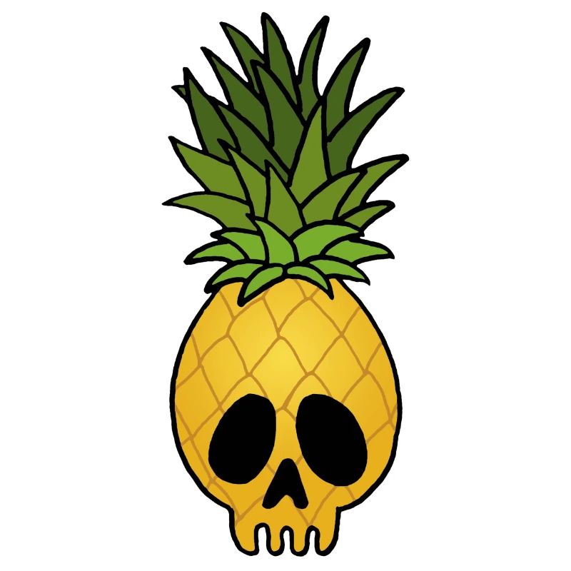 Ananas-Schädel