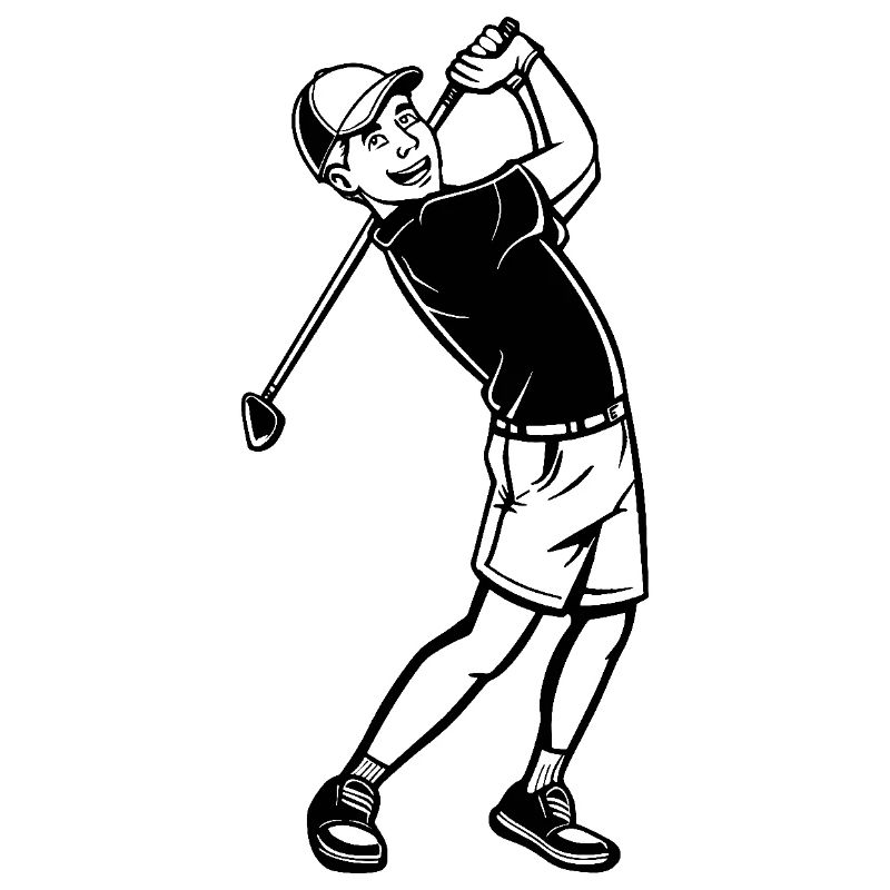 Golfer Sketch