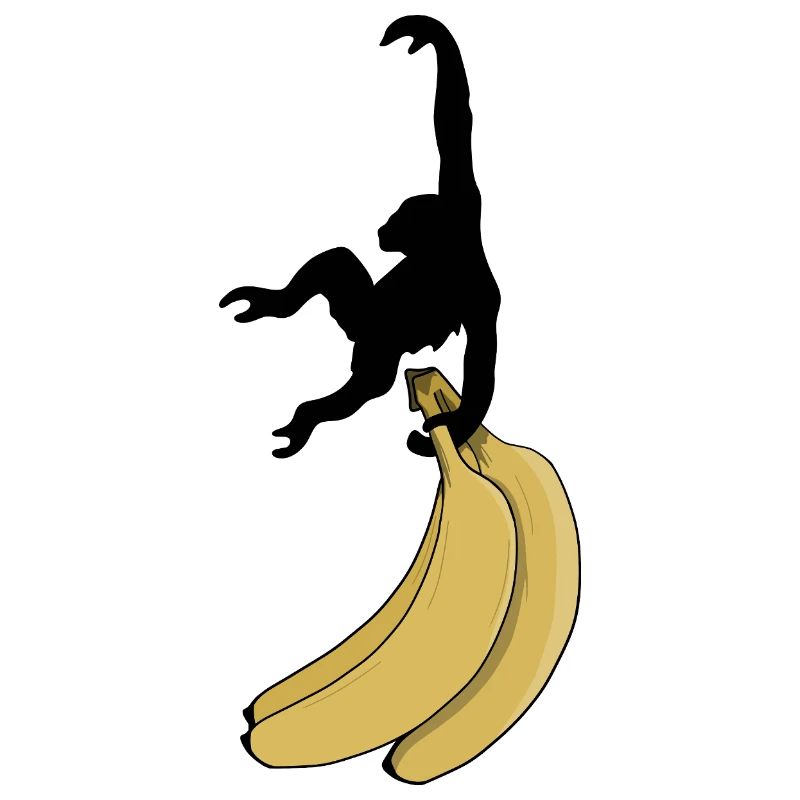 Affe will Banane