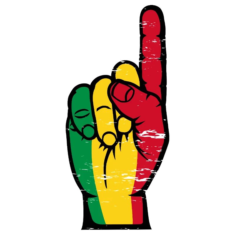 Drapeau du Mali numéro 1 utilisé