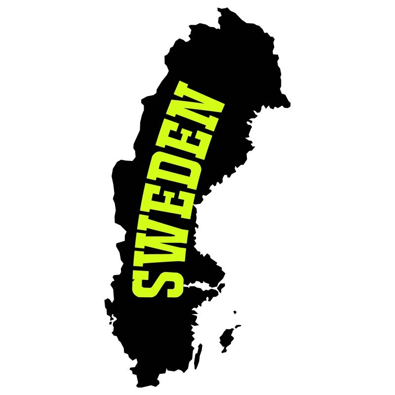 Sweden Neon Lettering