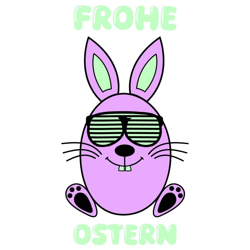 frohe ostern hase