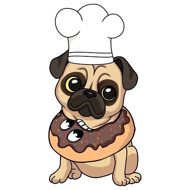 Mops Hund Hunde Kinder Kind Weihnachtsgeschenk
