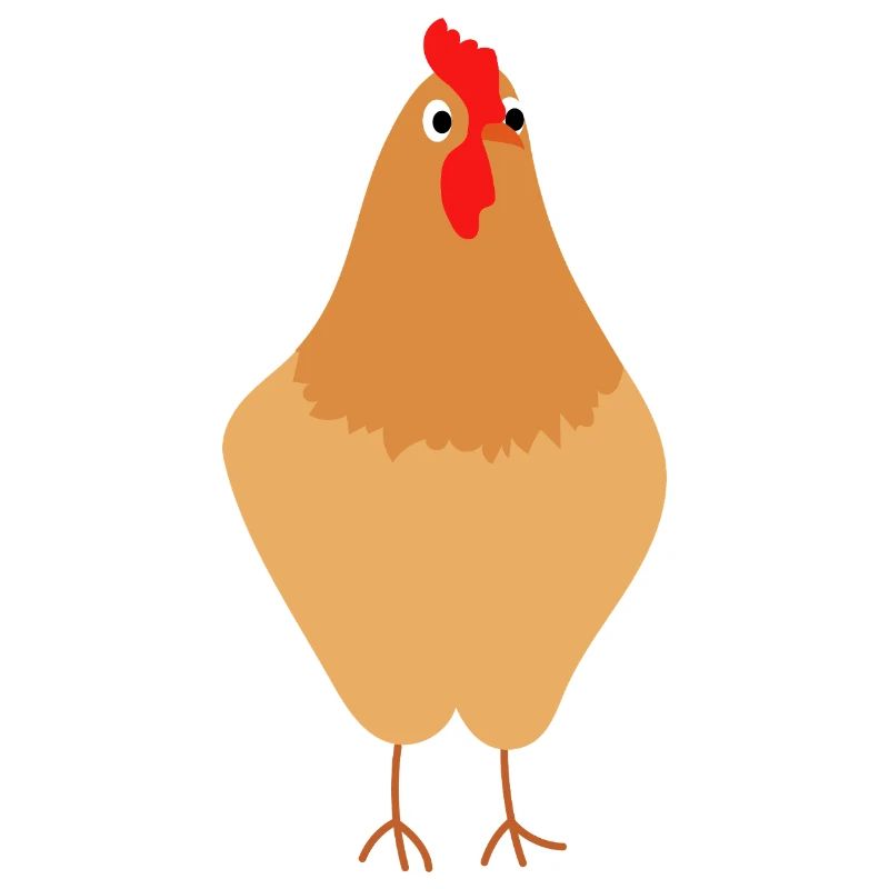 Cute Scary Chicken - Gift Idea