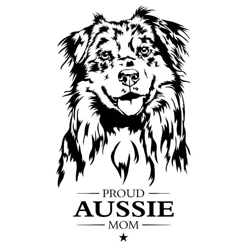 Aussie Mom Hunde Australian Shepherd Hund Wilsigns