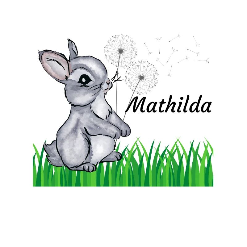 Rabbit Name Gift Mathilda
