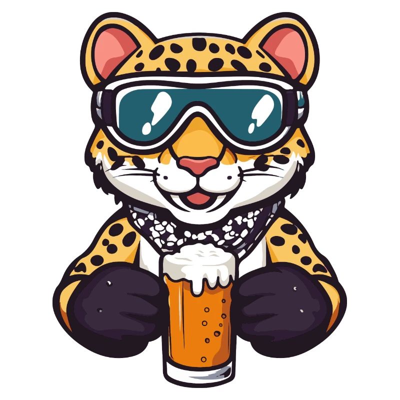 Leopard Ski Beer