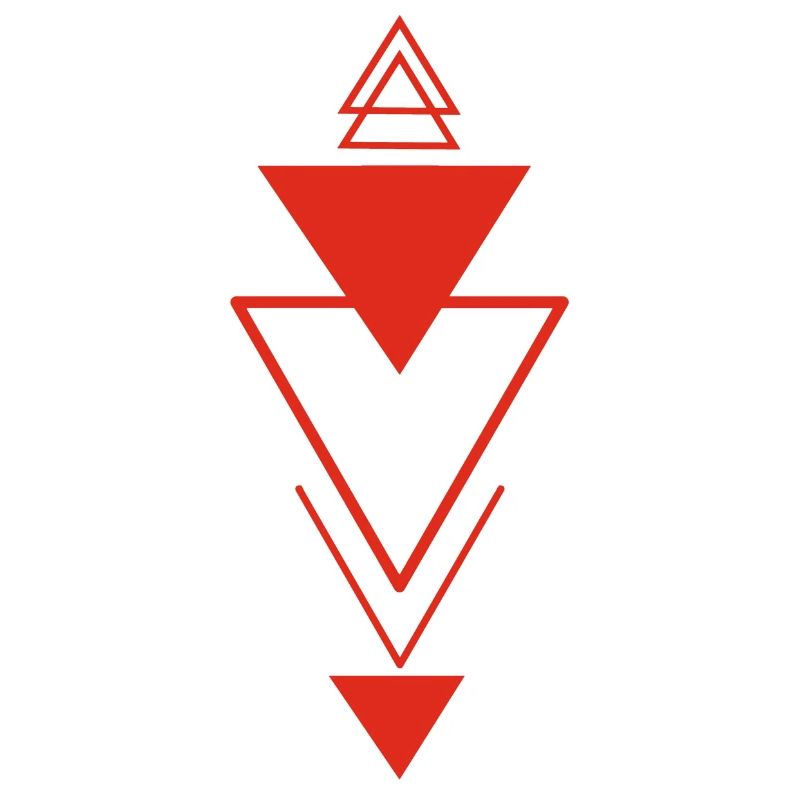 Triangular symbol (red)
