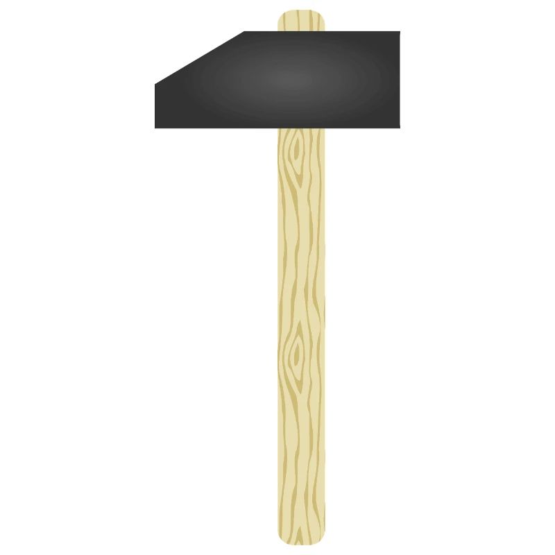 Conception de marteau en métal