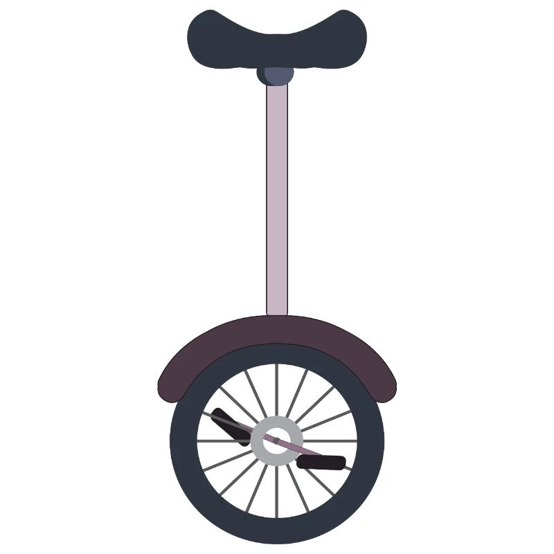 Einrad Einradfahrer