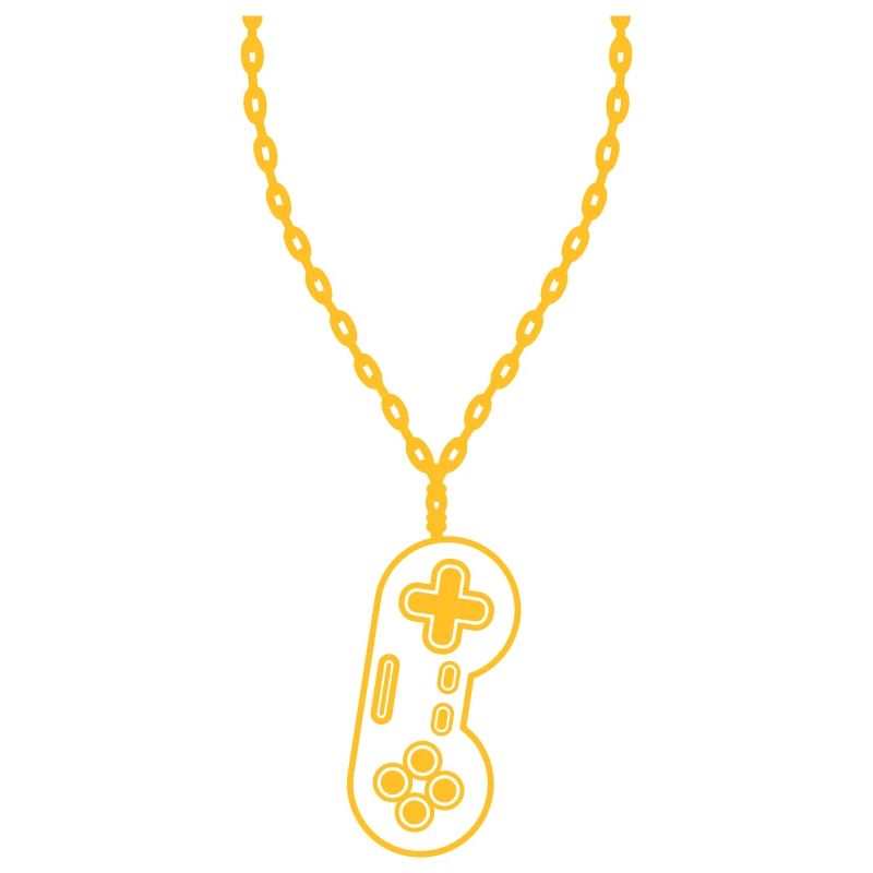 Halskette Schmuck alter Controller