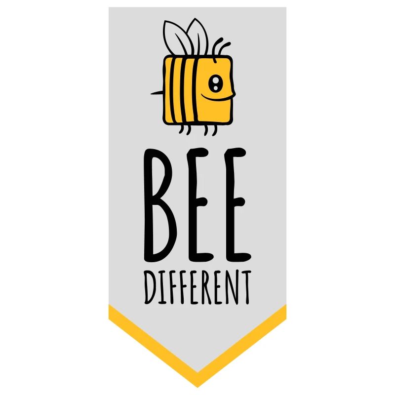 bee different Spruch Zitat