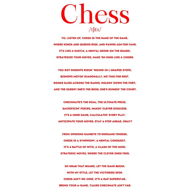 Chess Definition Rap