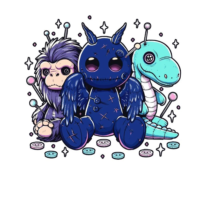 Kawaii Pastel Goth Cryptids