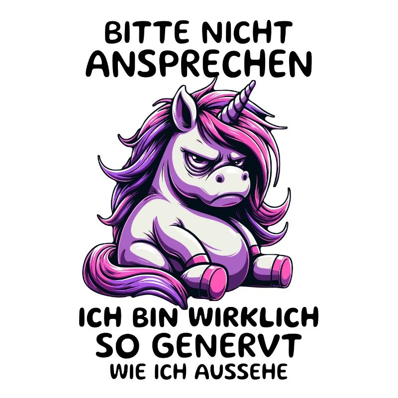 Bitte Nicht Ansprechen Ich Bin Wirklich So Genervt