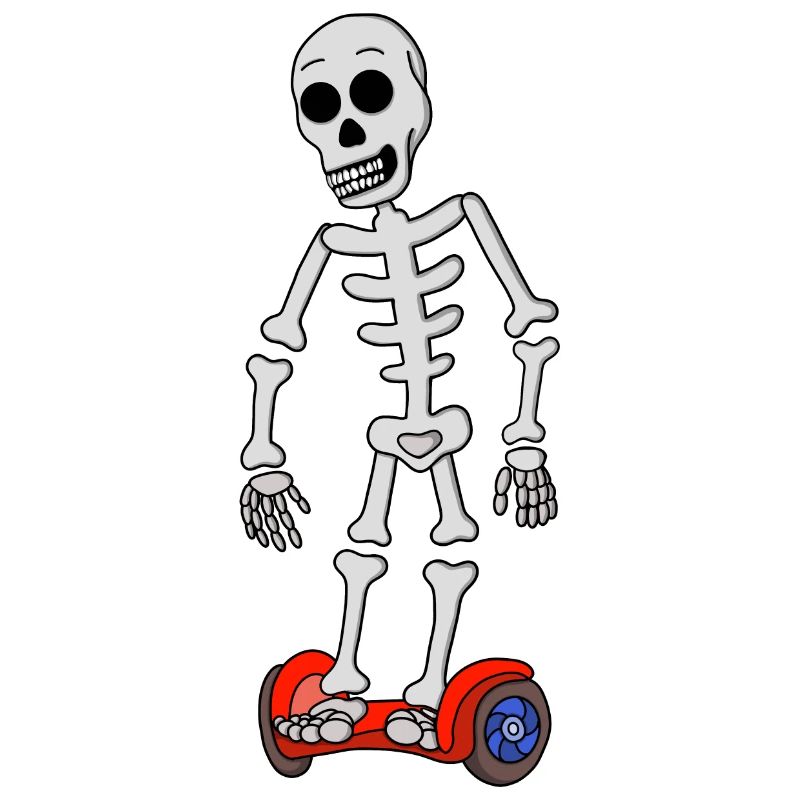 Spooky Hover Bones