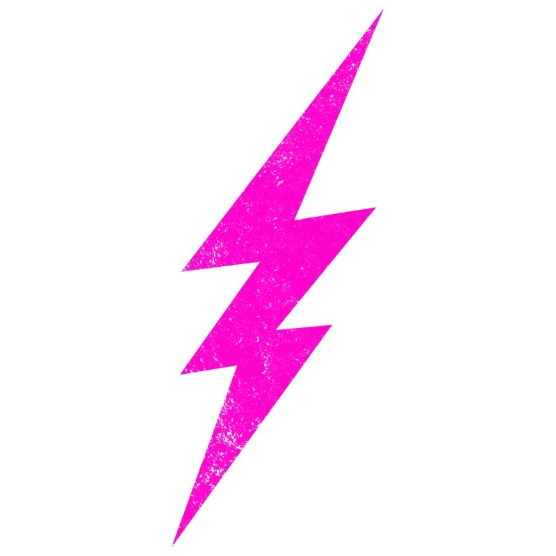 Leuchtender Pinker Blitz