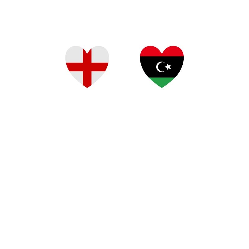 Angleterre et Libye Drapeau libyen Drapeaux