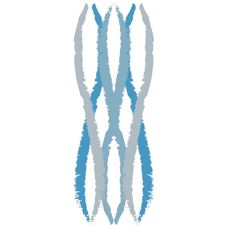 wave Art | blue-grey