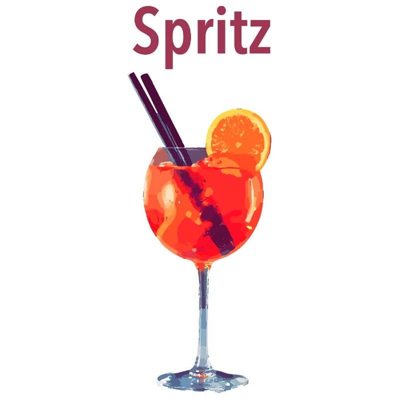 Spritz Glas Illustration