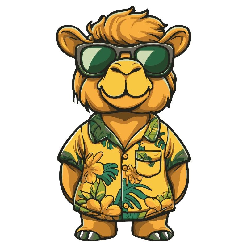 Kamel Comic Cool Sommer