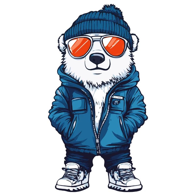 Polar Bear Winter Comic