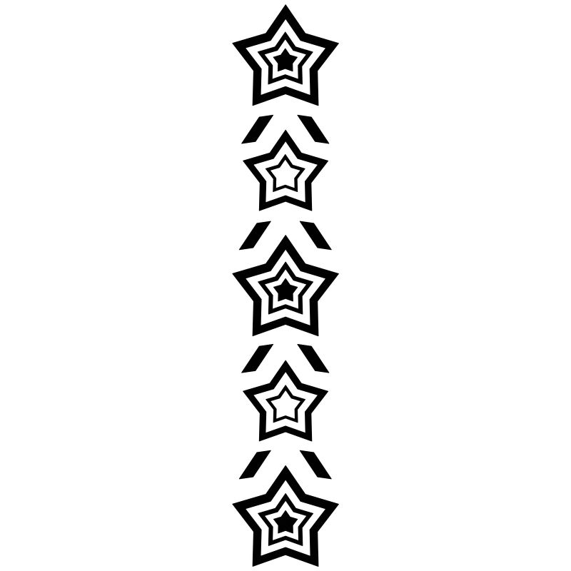 Rangée d’étoiles