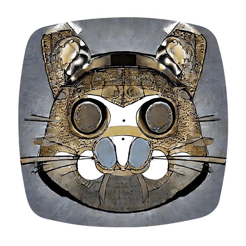 Hamster abstrait comme masque