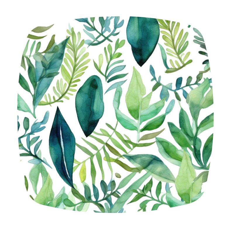 Watercolour Leaf Pattern