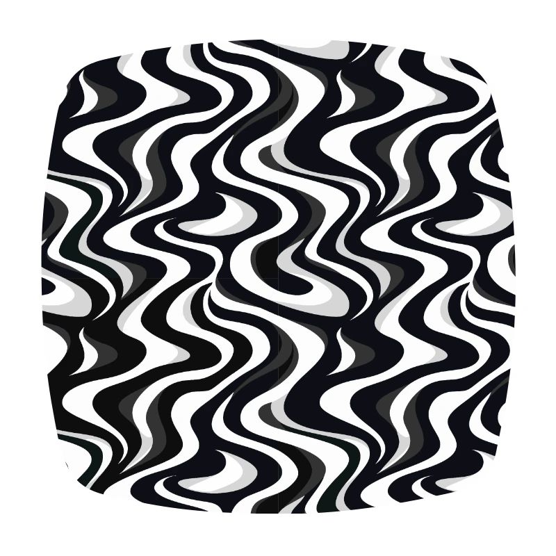 Monochrome Waves: Modern Abstract Ebb and Flow