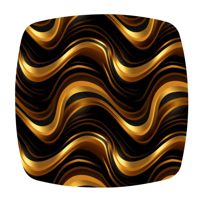Golden Harmony : rayures abstraites en or luxe