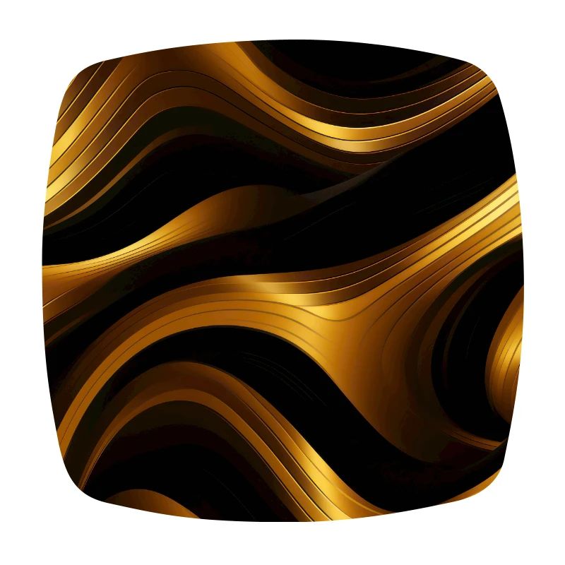 Golden Harmony : rayures abstraites en or luxe
