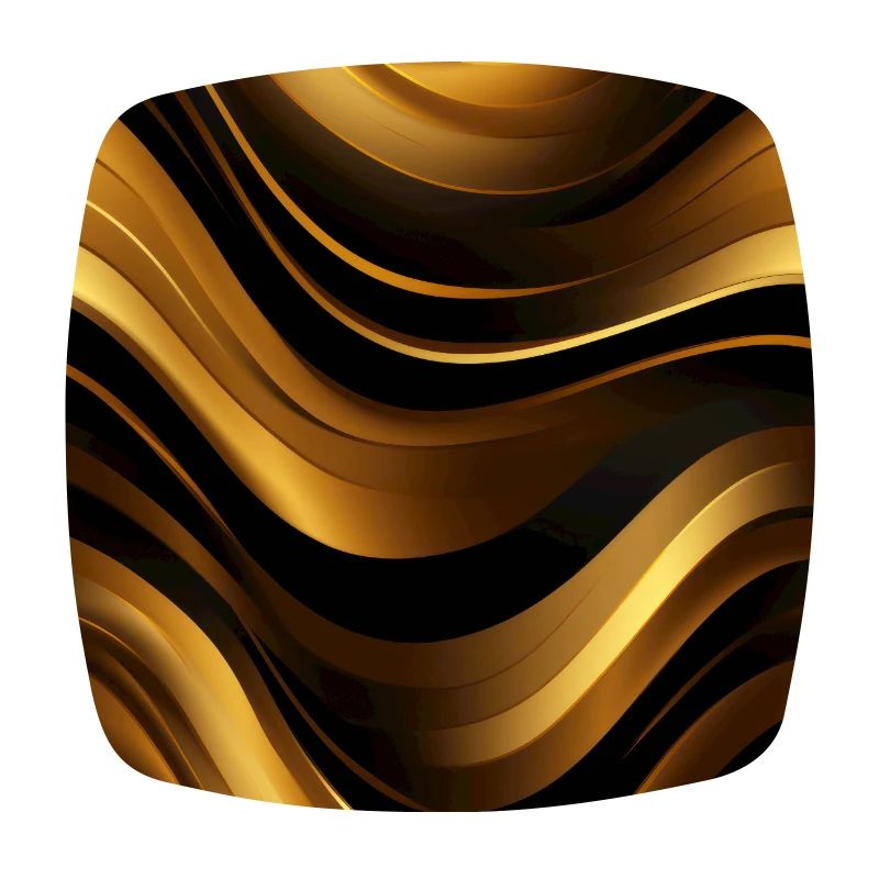 Golden Harmony : rayures abstraites en or luxe