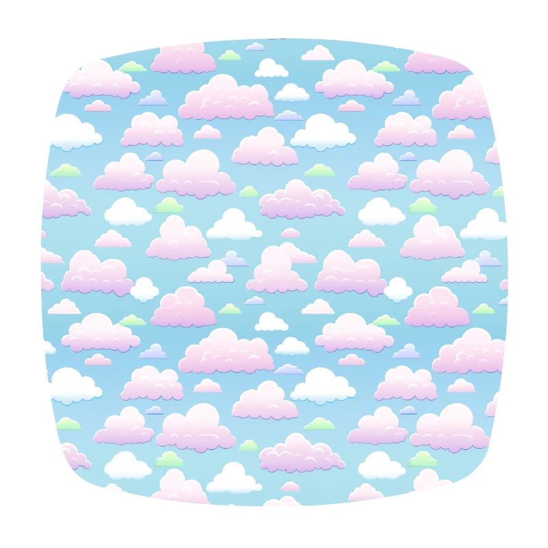 Dreamy Skies: Pastel Cloudscape Pattern