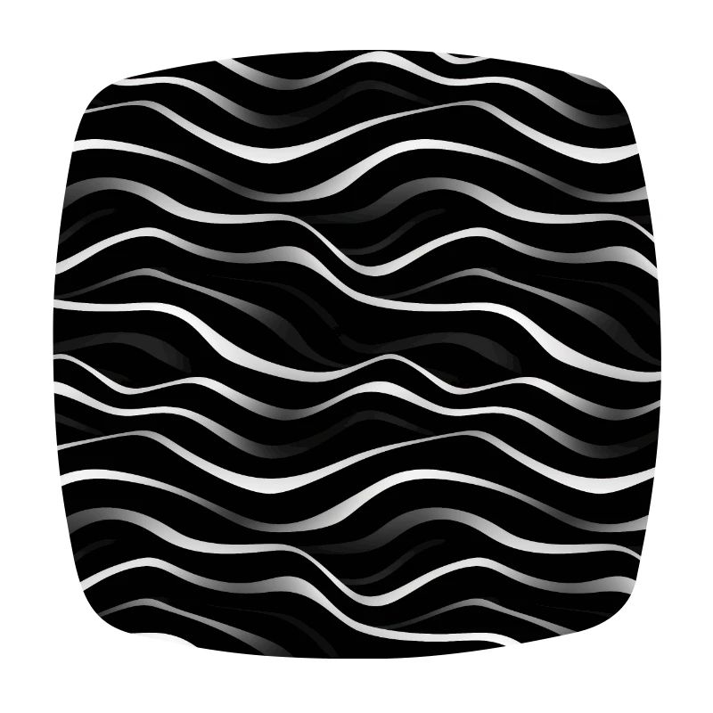 Monochrome Elegance: White Abstract Lines on Black