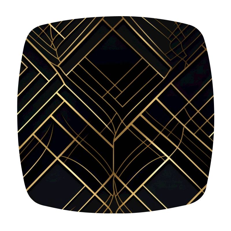 Treillis doré : linéarité luxueuse en or