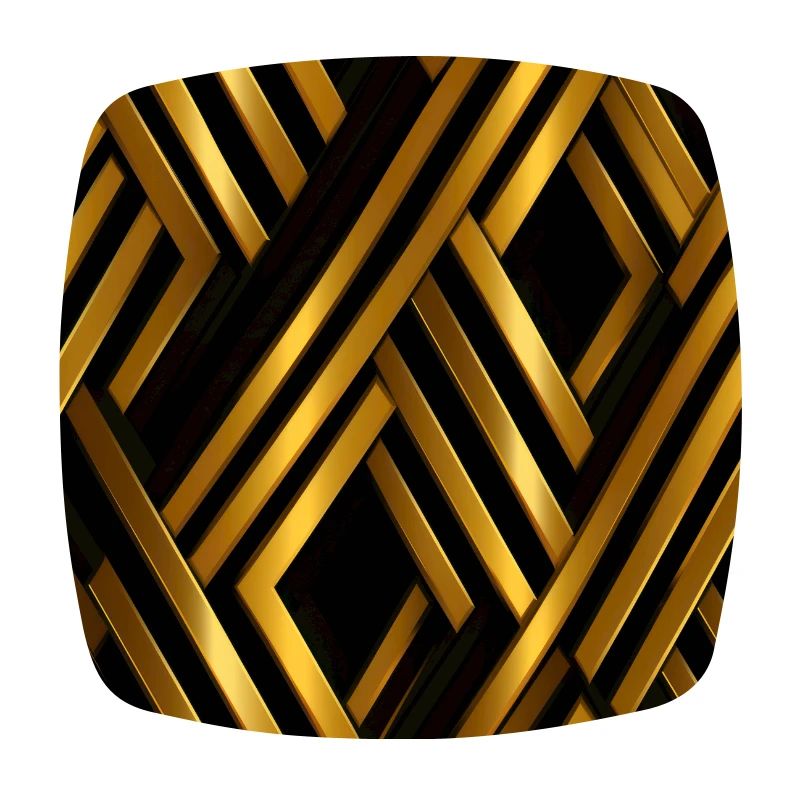 Treillis doré : linéarité luxueuse en or