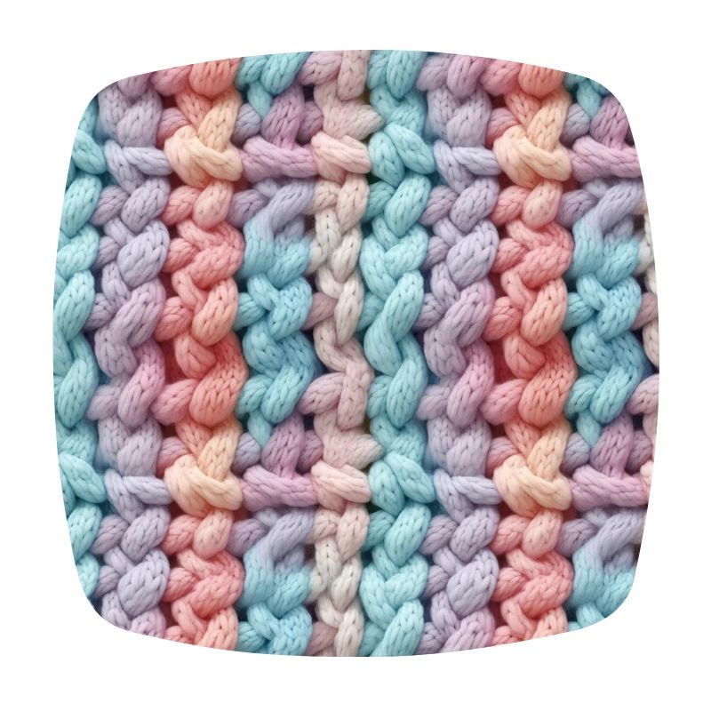Pastel Knit Waves