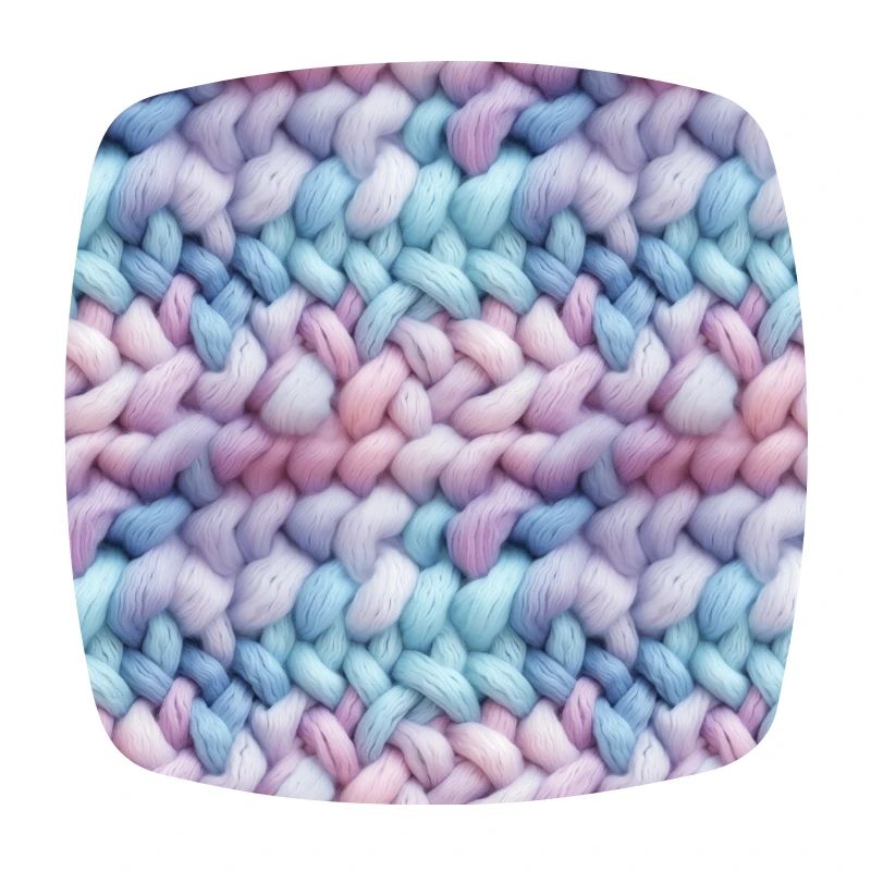 Pastel Knit Waves