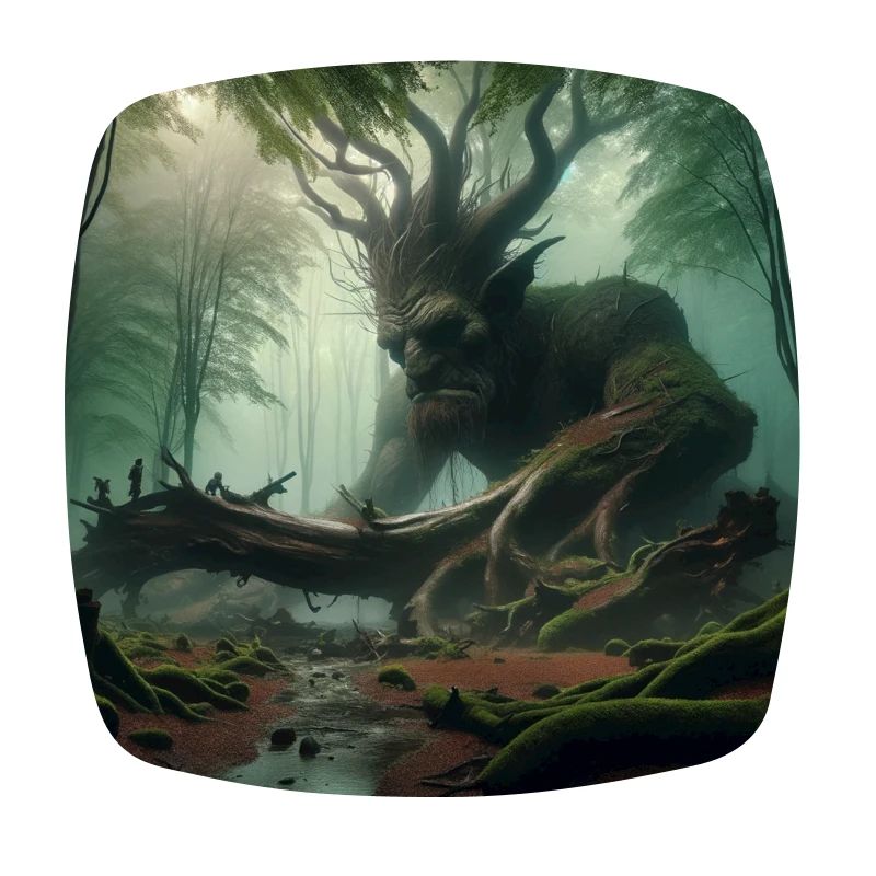 Troll dans une forêt mystérieuse