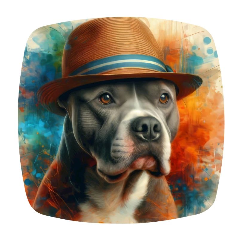 Pitbull Splash Kunst