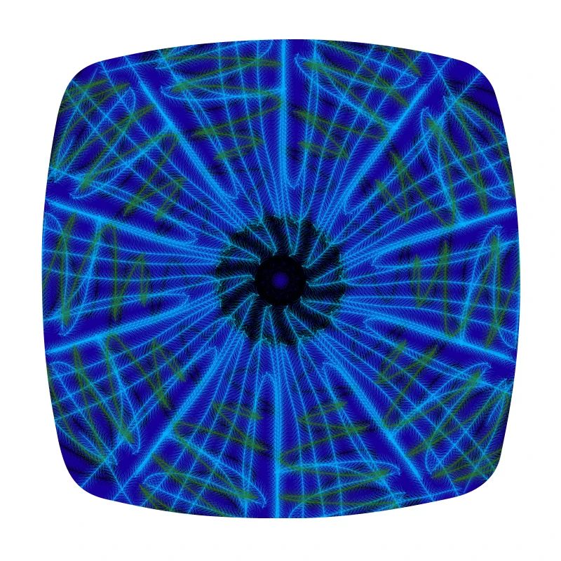 Blue abstract design
