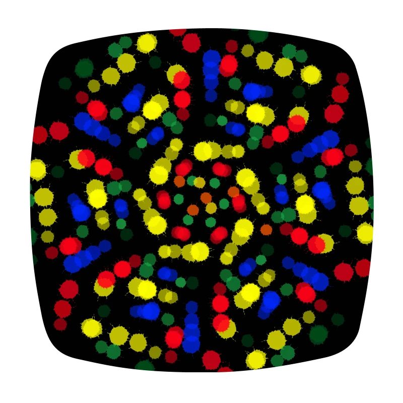 Rainbow flower