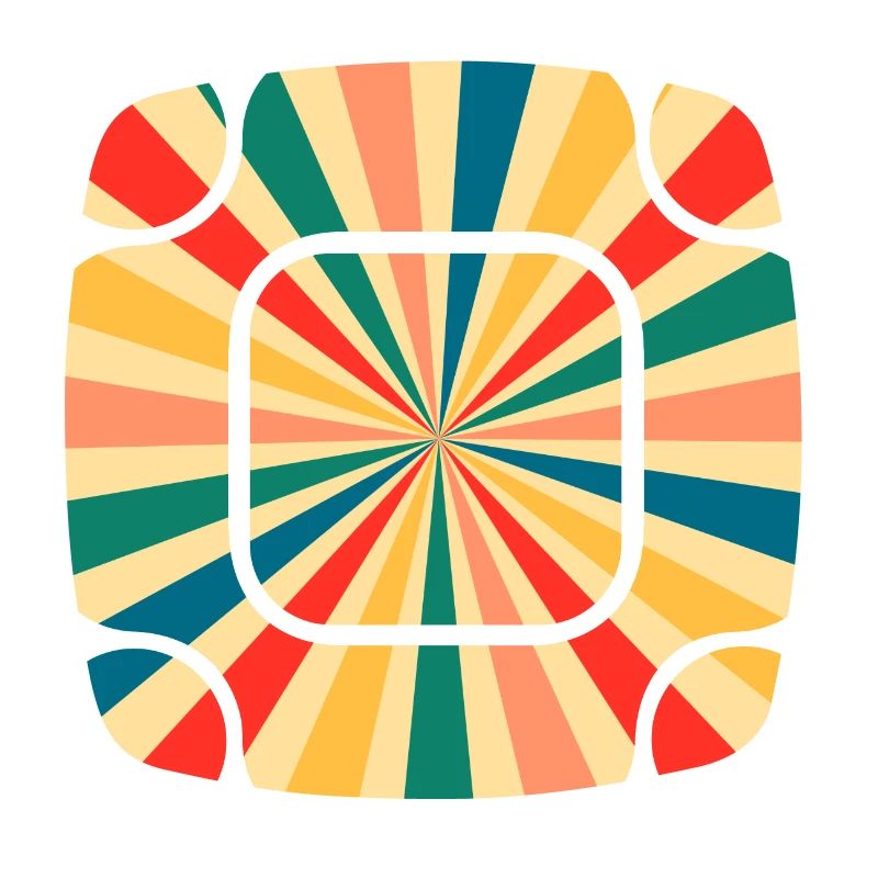Retro Pattern: Tauchen Sie ein in die Schwingung der Farben